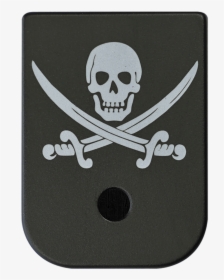 Calico Jack Titanium Black Traditional Finish Mag Plate - Logo Goonies Never Say Die, HD Png Download, Transparent PNG