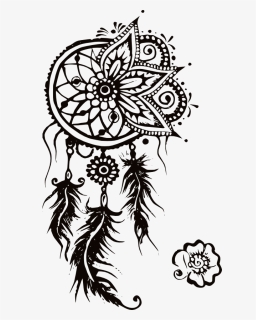 Henna Tattoo Design Dream Catcher Back, HD Png Download, Transparent PNG