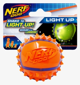 Brand New Light Up Nerf Dog Led Spike Ball - Nerf Dog Spike Ball, HD Png Download, Transparent PNG