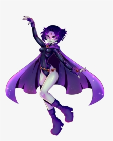 Raven Teen Titans Anime, HD Png Download, Transparent PNG