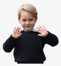 Prince George Showing Hands - Prince George Of Cambridge Line For The Throne, HD Png Download, Transparent PNG