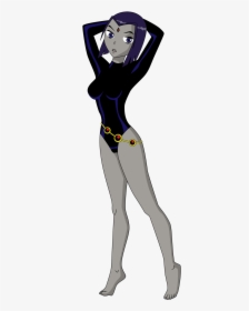 F Da D A Cebb Png Pixels - Teen Titans Raven Sexy Legs, Transparent Png, Transparent PNG