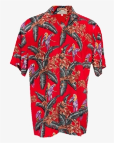 Red Hawaiian Shirt Silk, HD Png Download, Transparent PNG