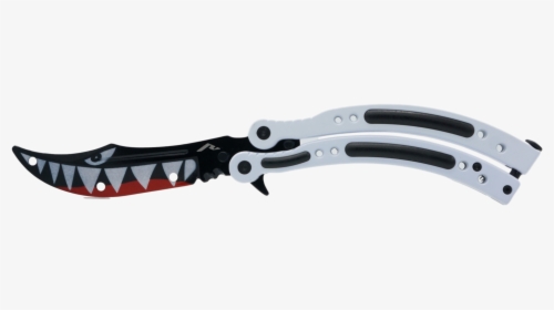 Butterfly Knife White Shark, HD Png Download, Transparent PNG