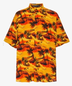 Balenciaga Norm Fit Hawaiian Shirt, HD Png Download, Transparent PNG