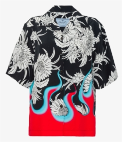 Prada Pongé Hawaiian Shirt - Prada Printed Shirt, HD Png Download, Transparent PNG