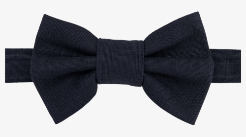 Image Of Navy Linen Bow Tie - Formal Wear, HD Png Download, Transparent PNG