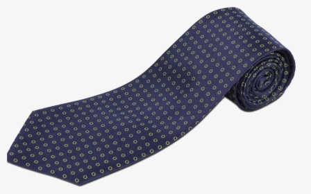 100% Silk Extra Long Navy Tie With Bright Green Circles - Polka Dot, HD Png Download, Transparent PNG