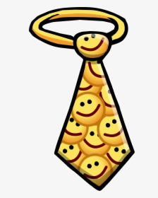 Club Penguin Wiki - Smiley Tie Club Penguin, HD Png Download, Transparent PNG