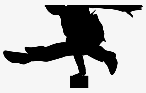 Transparent Jumping Silhouette Png - Jumping Silhouette Man Png, Png Download, Transparent PNG