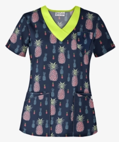 Pineapple Scrub Top, HD Png Download, Transparent PNG