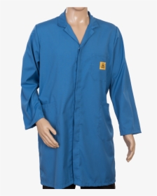 Esd Lab Coat Blue - Scrubs, HD Png Download, Transparent PNG