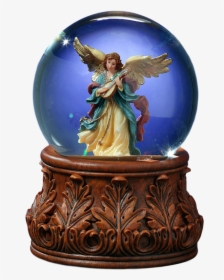 Christmas Angel Snow Globes - Snow Globe, HD Png Download, Transparent PNG
