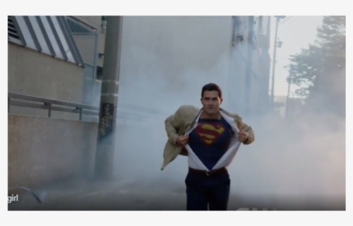 Em Supergirl , Superman Chama Atenção Em Novo Trailer - Leather Jacket, HD Png Download, Transparent PNG