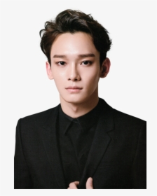 Hair,white-collar Shoot,smile,formal Wear,ear,portrait - Exo Chen Forehead, HD Png Download, Transparent PNG