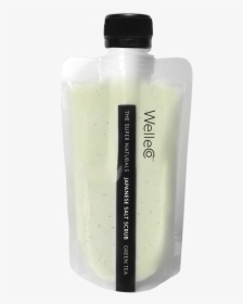Japanese Green Tea Sea Salt Scrub In Clear Packaging - Plastic Bottle, HD Png Download, Transparent PNG