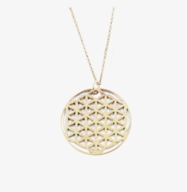 Flower Of Life Gold Pendant, HD Png Download, Transparent PNG