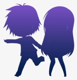 Cute Anime Chibi Couple Png With Transparent Background - Anime Chibi Cute Boy And Girl, Png Download, Transparent PNG