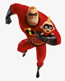 Incredibles Free Images Toppng - Mr Incredible And Jack Jack, Transparent Png, Transparent PNG