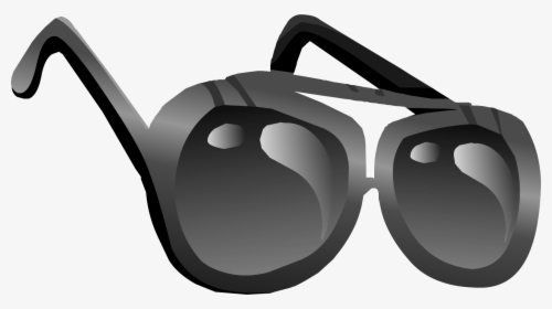 Sunglass Image Black - Óculos Escuros Club Penguin, HD Png Download, Transparent PNG
