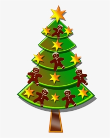 Christmas Tree, Stars, Gingerbread, Christmas, Perníček - Stromeček Png, Transparent Png, Transparent PNG