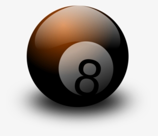Sphere,eight Ball,ball - Billiard Ball, HD Png Download, Transparent PNG