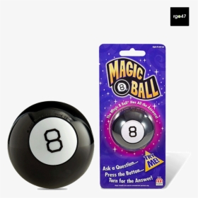 Mini Magic 8 Ball , Png Download - Billiard Ball, Transparent Png, Transparent PNG