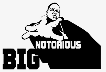 Royalty Free Library Images Of Smalls Stencil Spacehero - Black And White Notorious Big Draw, HD Png Download, Transparent PNG
