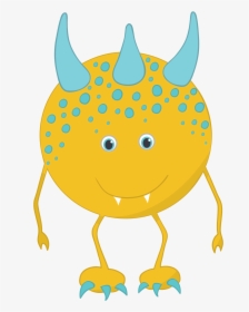Yellow Monster Clipart Clipartfest - Cute Monster Clip Art, HD Png Download, Transparent PNG