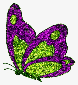 Glitter Butterfly Clipart, HD Png Download, Transparent PNG