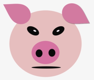 Pig Snout - Cartoon, HD Png Download, Transparent PNG