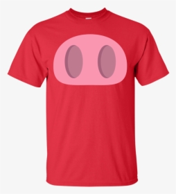 Pig Nose Emoji T-shirt - Anti Vegetarian Shirts, HD Png Download, Transparent PNG
