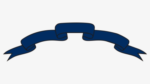 Blue,electric Blue,line - Navy Blue Ribbon Png, Transparent Png, Transparent PNG