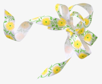 Small Yellow Flower Ribbon Png Transparent, Png Download, Transparent PNG