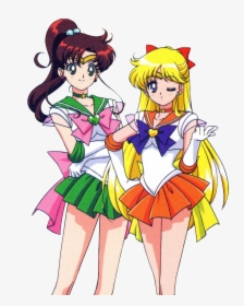 Sailor Jupiter And Sailor Venus, HD Png Download, Transparent PNG