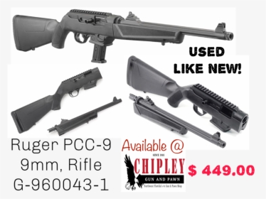New Ruger 9mm Carbine, HD Png Download, Transparent PNG