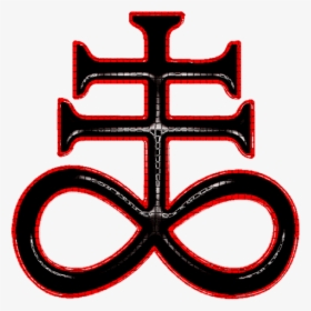 Baphomet/brimstone/ Astraroth Demon Sigil - Satanic Cross, HD Png Download, Transparent PNG