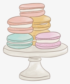 Clipart Cake Display - Macaron Tower Clipart Png, Transparent Png, Transparent PNG