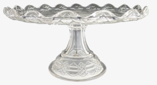 Antique Bryce Walker Glass Cake Stand Jacobs Ladder - Cake Stand Transparent Background, HD Png Download, Transparent PNG