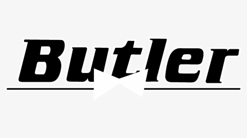 Butler 02 Logo Black And White - Butler, HD Png Download, Transparent PNG