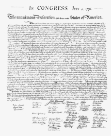 Declaration Of Independence Text Version, HD Png Download, Transparent PNG