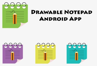 Drawable Notepad Colors, HD Png Download, Transparent PNG