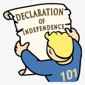 Fallout 3 Stealing Independence Clipart , Png Download - Declaration Of Independence Clipart, Transparent Png, Transparent PNG