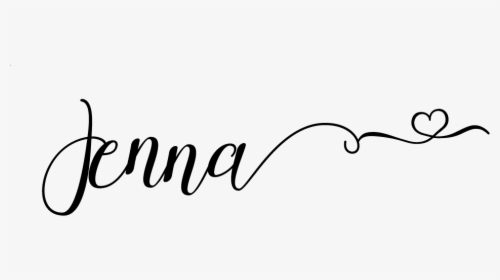 Jenna Clark Signature - Calligraphy, HD Png Download, Transparent PNG