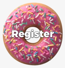 Doughnuts Png , Png Download - Dunkin Donut Strawberry Frosted, Transparent Png, Transparent PNG
