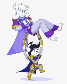 Temmie And Asriel Transparent - Cartoon, HD Png Download, Transparent PNG