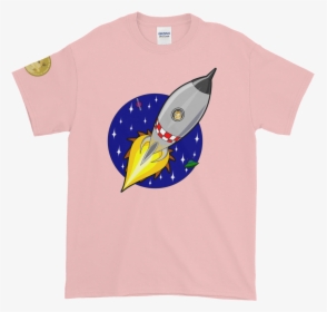 Dogecoin So Rocket T-shirt - Space Rocket Clipart, HD Png Download, Transparent PNG
