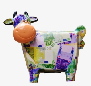 Cow, Save, Money, Piggy Bank, Funny, Ceramic, Bank - Cow Bank Note, HD Png Download, Transparent PNG