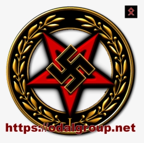 Transparent Hitler Moustache Png - Occult Logo Png, Png Download, Transparent PNG