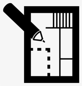 Vector Library Drawing Digitally House - Design Plans Icon, HD Png Download, Transparent PNG
